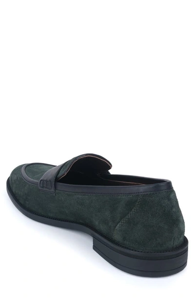 Shop Vellapais Cratos Comfort Penny Loafer In Green