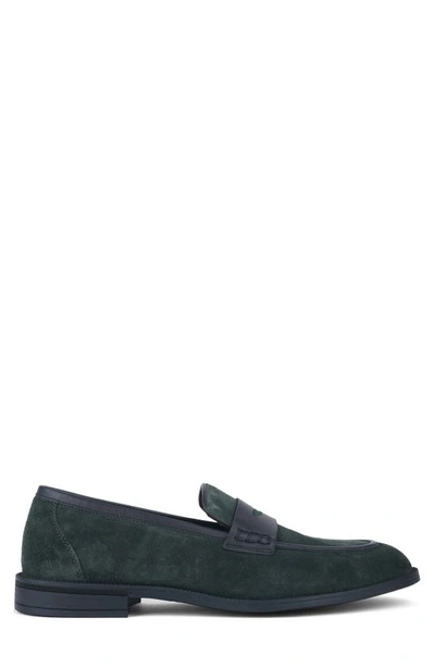 Shop Vellapais Cratos Comfort Penny Loafer In Green