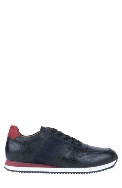 Shop Vellapais Nova Leather Sneaker In Black