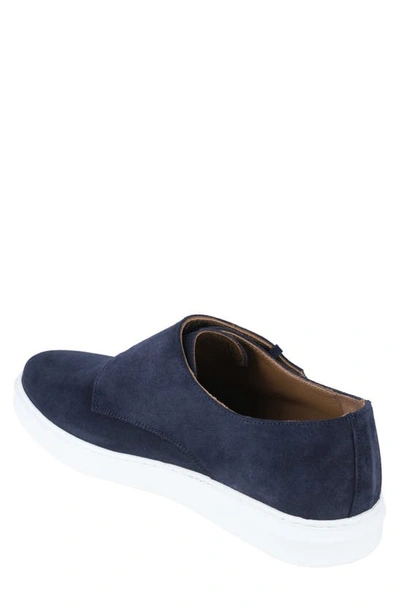 Shop Vellapais Grande Suede Sneaker In Navy Blue