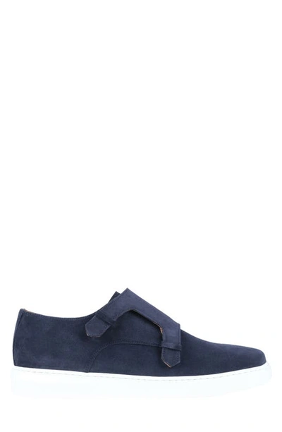 Shop Vellapais Grande Suede Sneaker In Navy Blue