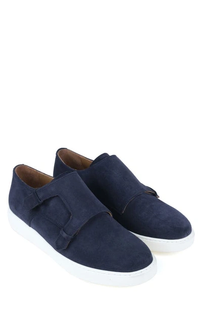 Shop Vellapais Grande Suede Sneaker In Navy Blue