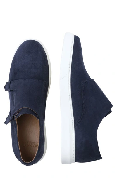 Shop Vellapais Grande Suede Sneaker In Navy Blue