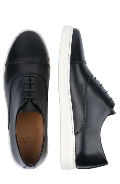Shop Vellapais Hilton Leather Oxford Sneaker In Black