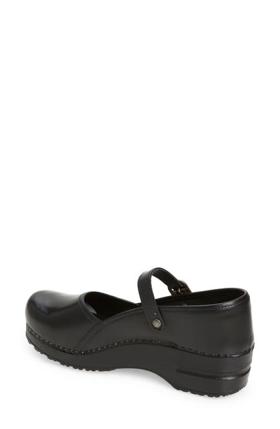 Sanita Clare Mary Jane Clog In Black-002