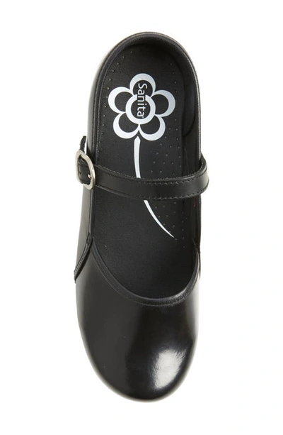 Sanita Clare Mary Jane Clog In Black-002