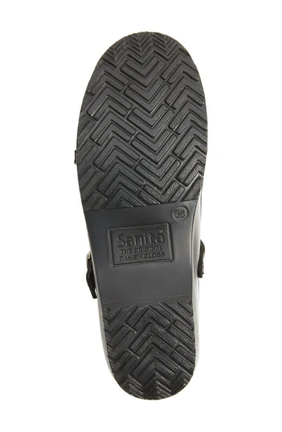 Sanita Clare Mary Jane Clog In Black-002