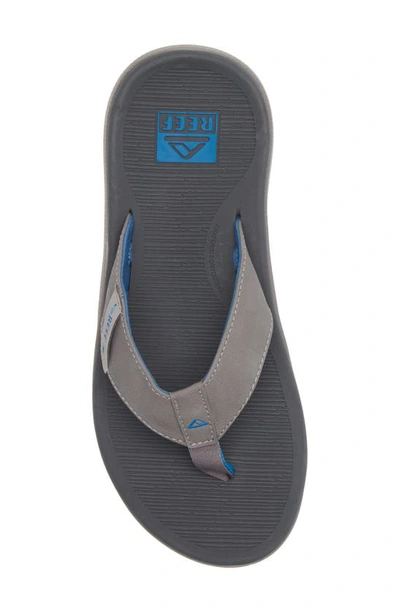 Reef Cushion Spring Flip Flop In Blue / Light Grey