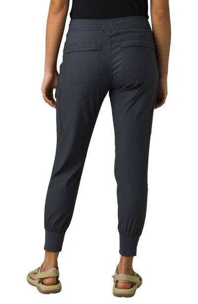 Shop Prana Halle Ii Water Repellent Joggers In Coal