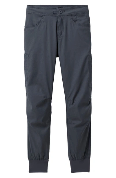 Shop Prana Halle Ii Water Repellent Joggers In Coal