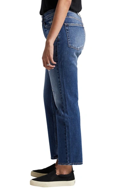 SILVER JEANS CO. SILVER JEANS CO. FRISCO HIGH WAIST STRAIGHT LEG JEANS 