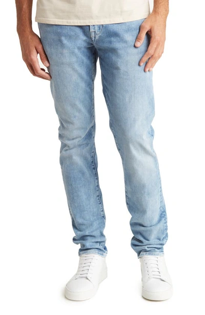 Shop Frame L'homme Degradable Skinny Fit Jeans In Aura