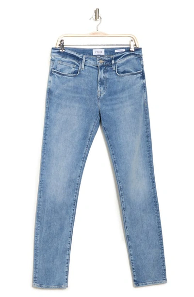 Shop Frame L'homme Degradable Skinny Fit Jeans In Aura