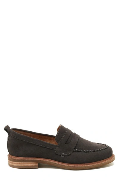 Shop Kelsi Dagger Brooklyn Lens Penny Loafer In Graphite