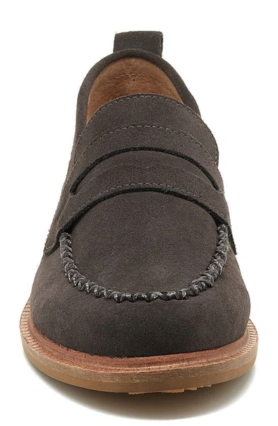 Shop Kelsi Dagger Brooklyn Lens Penny Loafer In Graphite