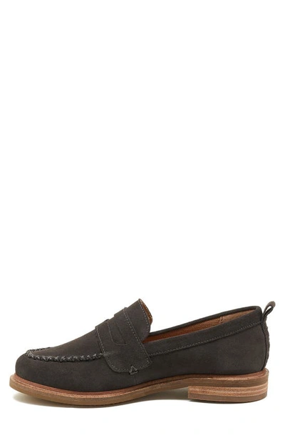 Shop Kelsi Dagger Brooklyn Lens Penny Loafer In Graphite