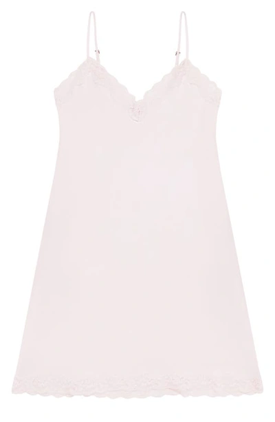 Shop Papinelle Pure Silk Chemise In Ice Pink