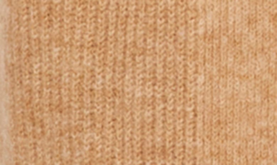 Vince Camuto Longer Length Ribbed Cardigan In Latte Heather
