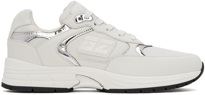 Shop Giuseppe Zanotti White & Silver Gz Sneakers In Bianco
