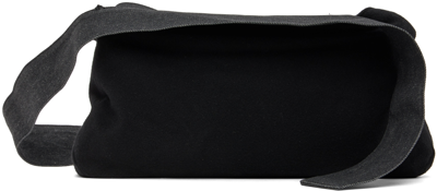 Shop Yohji Yamamoto Black Belt Shoulder Bag In 1 Black