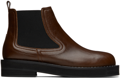 Comme Se-a Ssense Exclusive Brown Ronda Boots In Brown