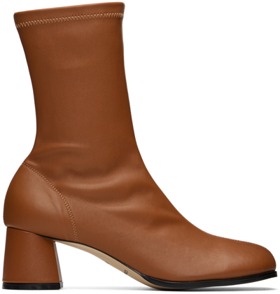 Comme Se-a Ssense Exclusive Brown Basique Boots In Brown