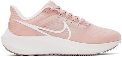 Shop Nike Pink Air Zoom Pegasus 39 Sneakers In Pink Oxford/summit W