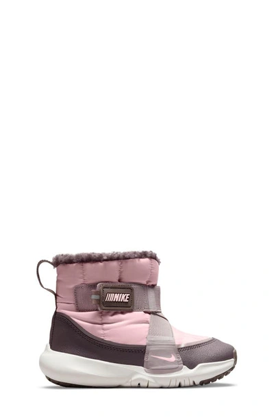 Shop Nike Flex Advance Slip-on Snow Boot In Pink Glaze/ Violet Ore
