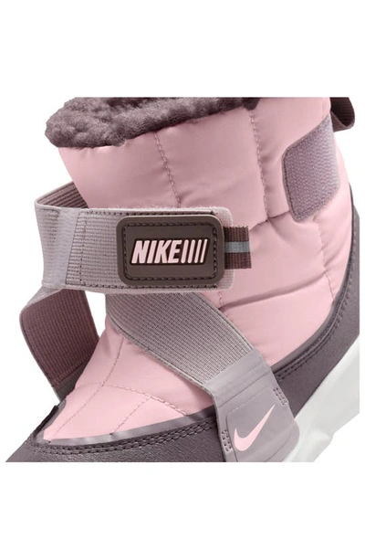 Shop Nike Flex Advance Slip-on Snow Boot In Pink Glaze/ Violet Ore