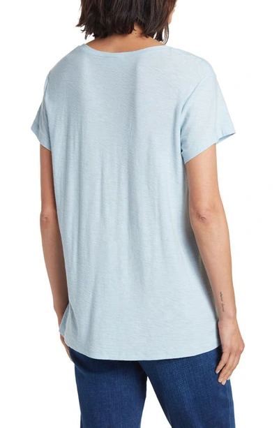 Shop James Perse Deep V-neck T-shirt In Capri