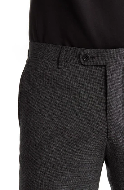 Shop John Varvatos Star Usa Fancy Charcoal Woven Two Button Notch Lapel Wool Blend Suit