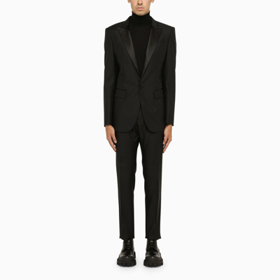 Shop Dsquared2 Black Berlin Tuxedo Suit