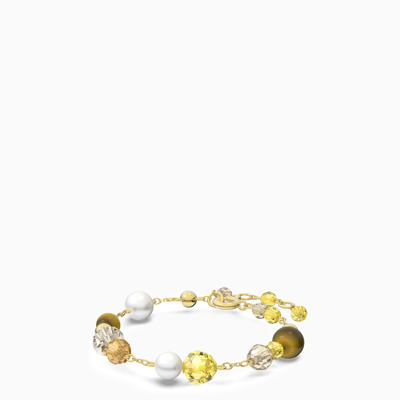 Shop Swarovski | Somnia Gold Bracelet With Crystals In Metal