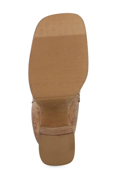 Diba True Mont Pilier Platform Bootie In Tan Vintage