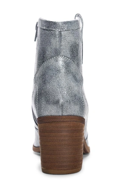 Shop Dirty Laundry Unite Western Bootie In Pewter