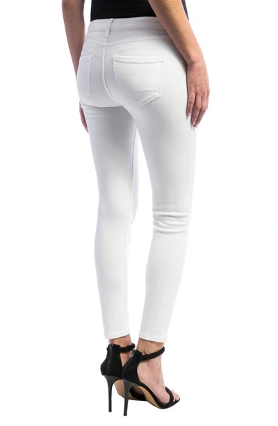 Shop Liverpool Los Angeles  Abby Ankle Skinny Jeans In Bright White