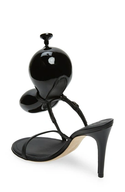 Shop Loewe Balloon Slide Sandal In Black/ Black