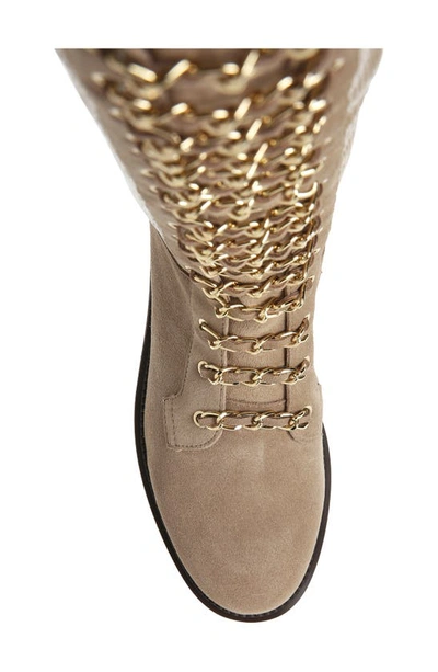 Shop Cecelia New York Knee High Boot In Taupe
