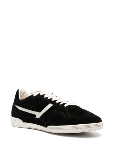 Shop Tom Ford Two-tone Sneakers In Black