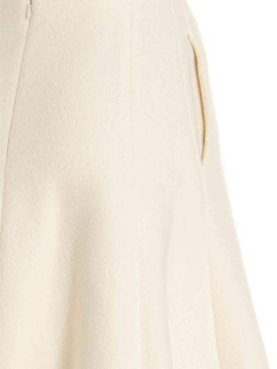 Shop Gabriela Hearst Maureen Skirt In White