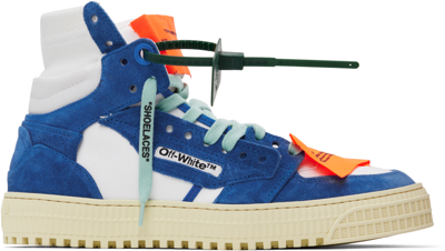 Shop Off-white Blue High Off-court 3.0 Sneakers In White Blue
