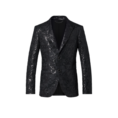 Pre-owned Louis Vuitton Pont Neuf Embroidered Evening Jacket In Black
