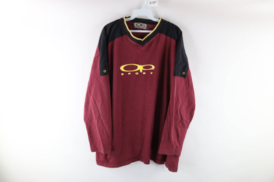 Pre-owned Ocean Pacific X Vintage 90's Ocean Pacific Op Sport Out Long  Sleeve T-shirt In Red | ModeSens