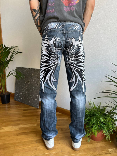 Bane Chaiselong Konserveringsmiddel Pre-owned Vintage Kosmo Lupo Jeans Y2k (drip Ed Hardy Evisu) In Denim |  ModeSens