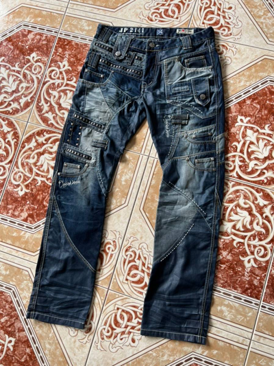 Pre-owned Vintage Japrag Denim By Okishana Samoko Japanese Designer Jeans  In Blue | ModeSens