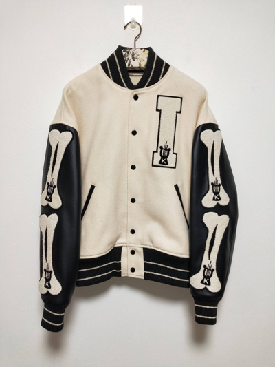 Pre-owned Kapital X Kapital Kountry 40s Wool L-five Varsity Jacket  