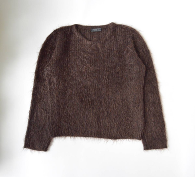 Pre owned Prada A w 07 Brown Mohair Sweater ModeSens