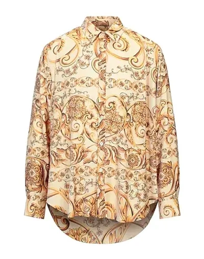 Pre-owned Martine Rose Patterned Shirts In Yellow