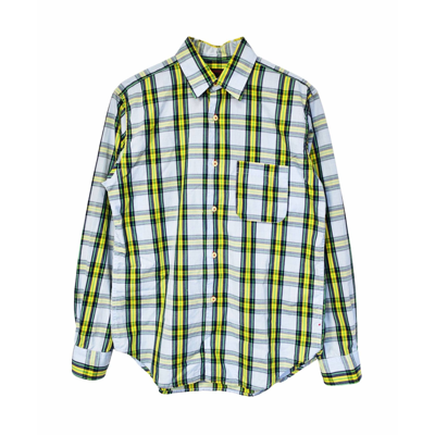 Pre-owned Engineered Garments /checker Shirt/15252 - 0809 57 In Green