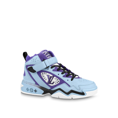 Purple lv shoes deals
